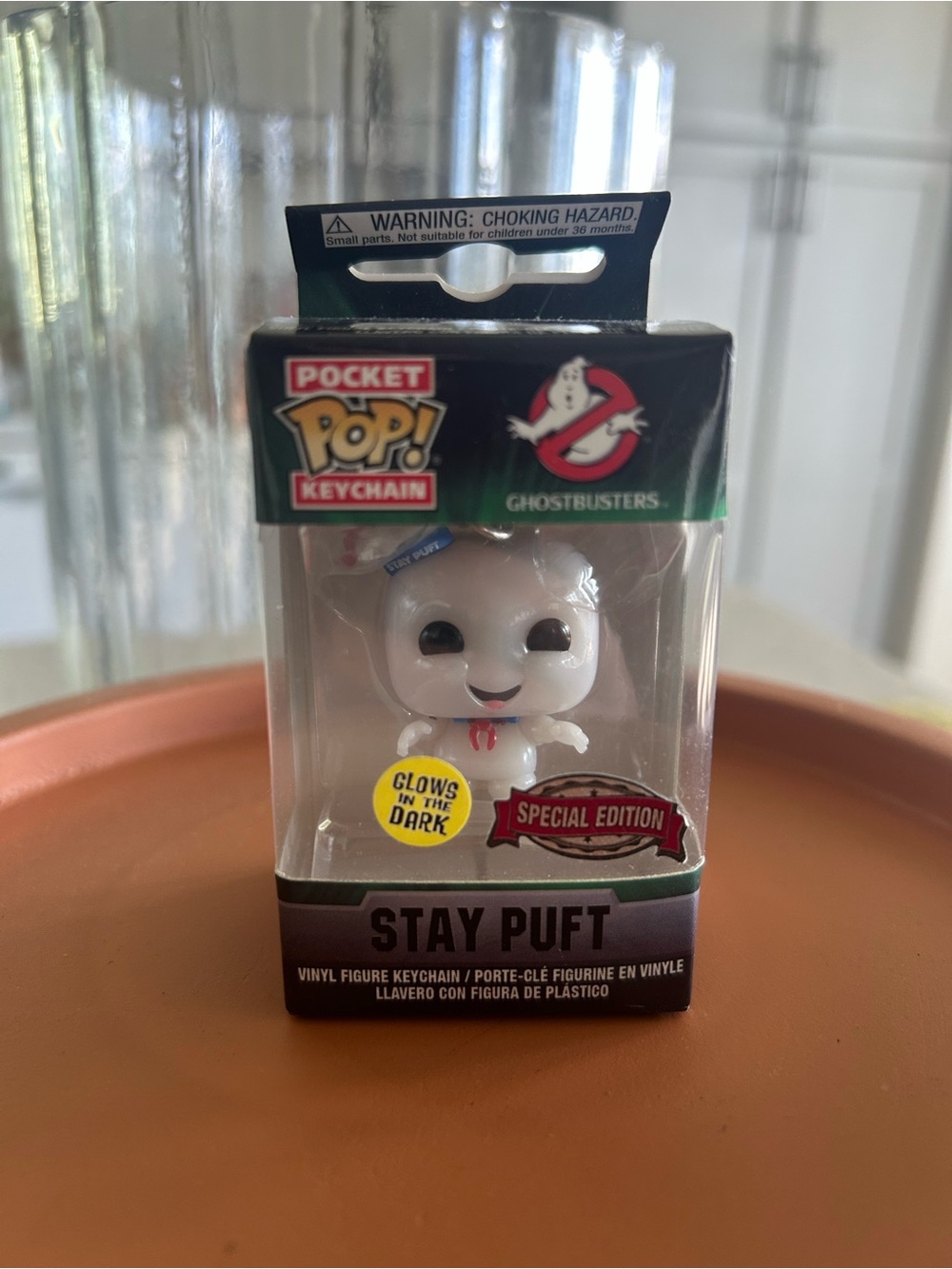 Keychain Ghostbusters Stay Puft - White (Glow in the Dark) Special Edition